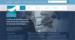 Desktop Screenshot of clinicaderezende.com.br